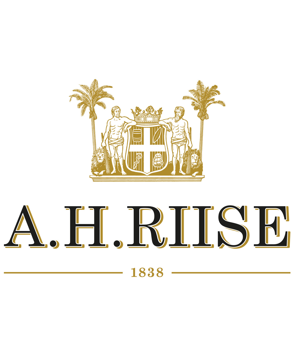 A.H. Riise 1888 Copenh.Gold+2cl VeryRare