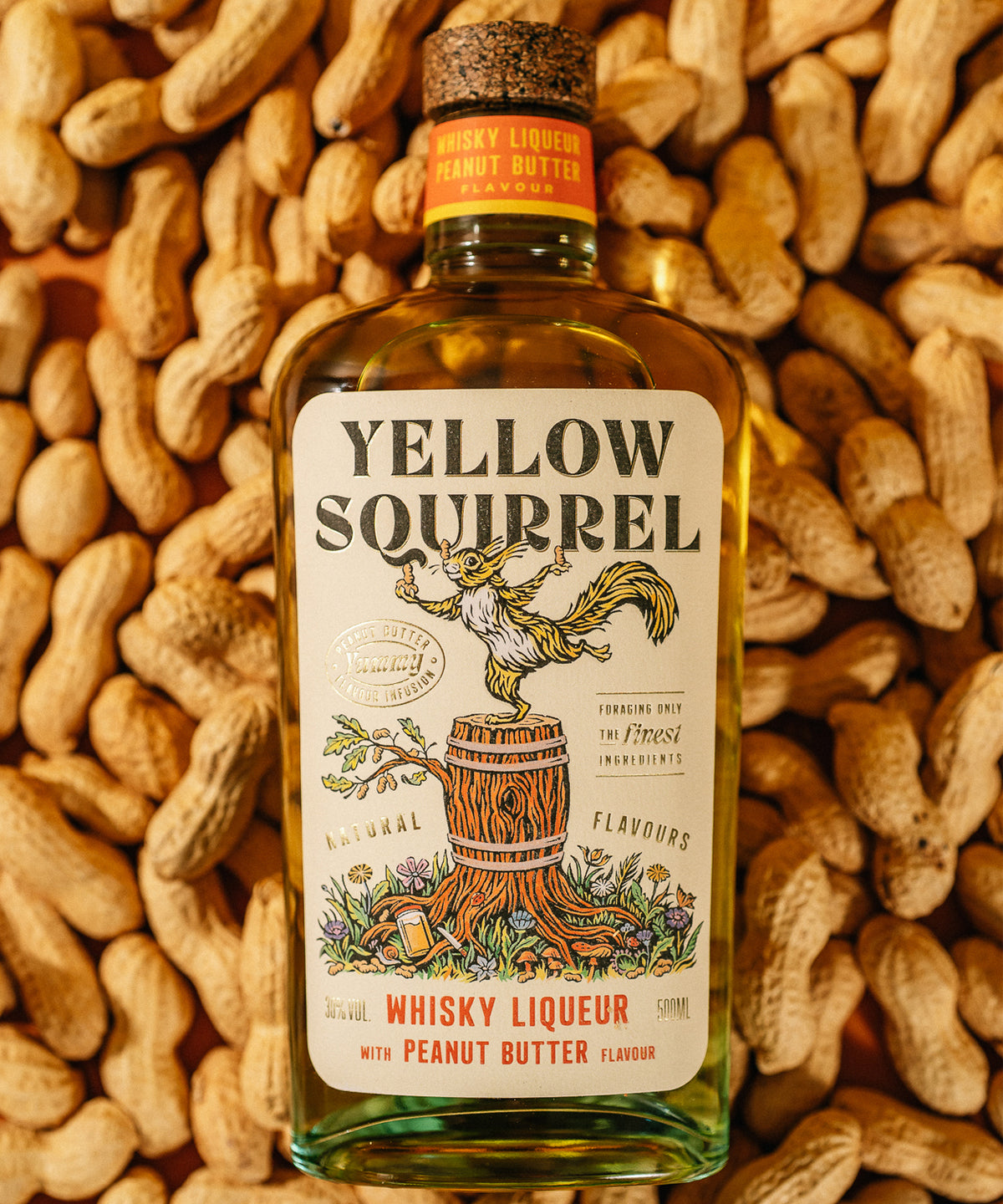 Yellow Squirrel Peanut Butter Whisky Likör