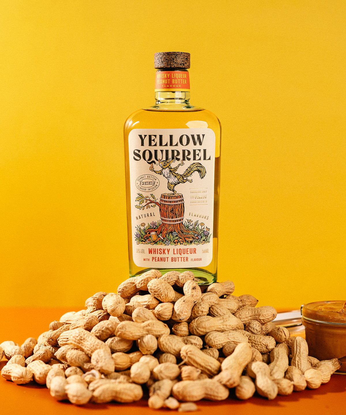 Yellow Squirrel Peanut Butter Whisky Likör