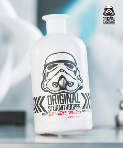 Original Stormtrooper Missed Bullseye Whisky mit Helm-Glas
