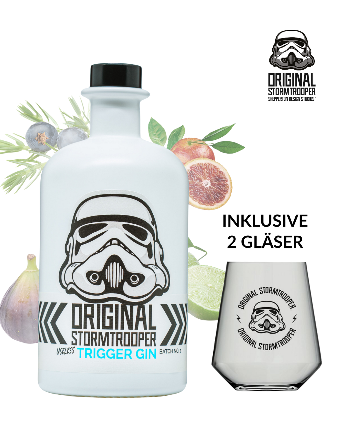 Original Stormtrooper Useless Trigger Gin inkl. 2 Gläser