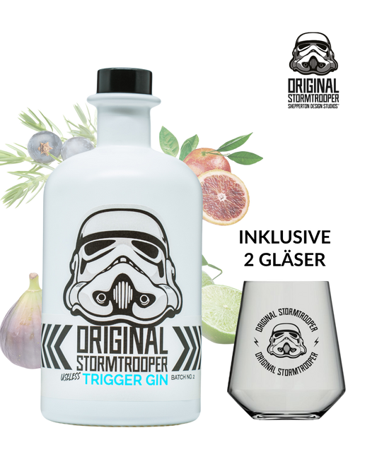 Original Stormtrooper Useless Trigger Gin inkl. 2 Gläser