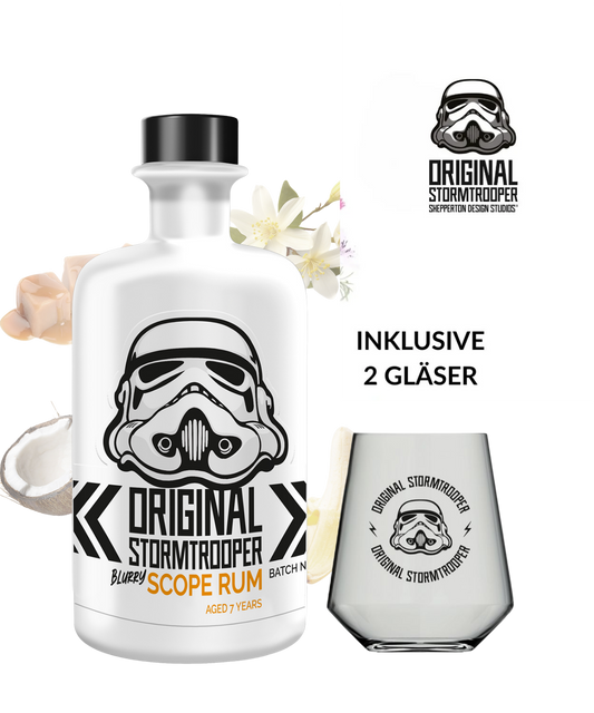 Original Stormtrooper Blurry Scope Rum inklusive 2 Gläser