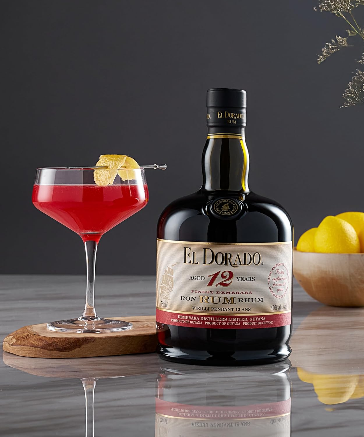 El Dorado Rum 12YO inkl. Tumbler Glas