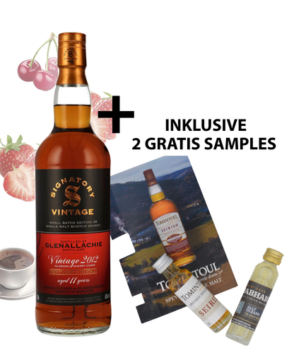 Glenallachie 2012/2024 - 11 y.o. - Signatory Small Batch Edition #8 inkl. 2 Gratis Samples