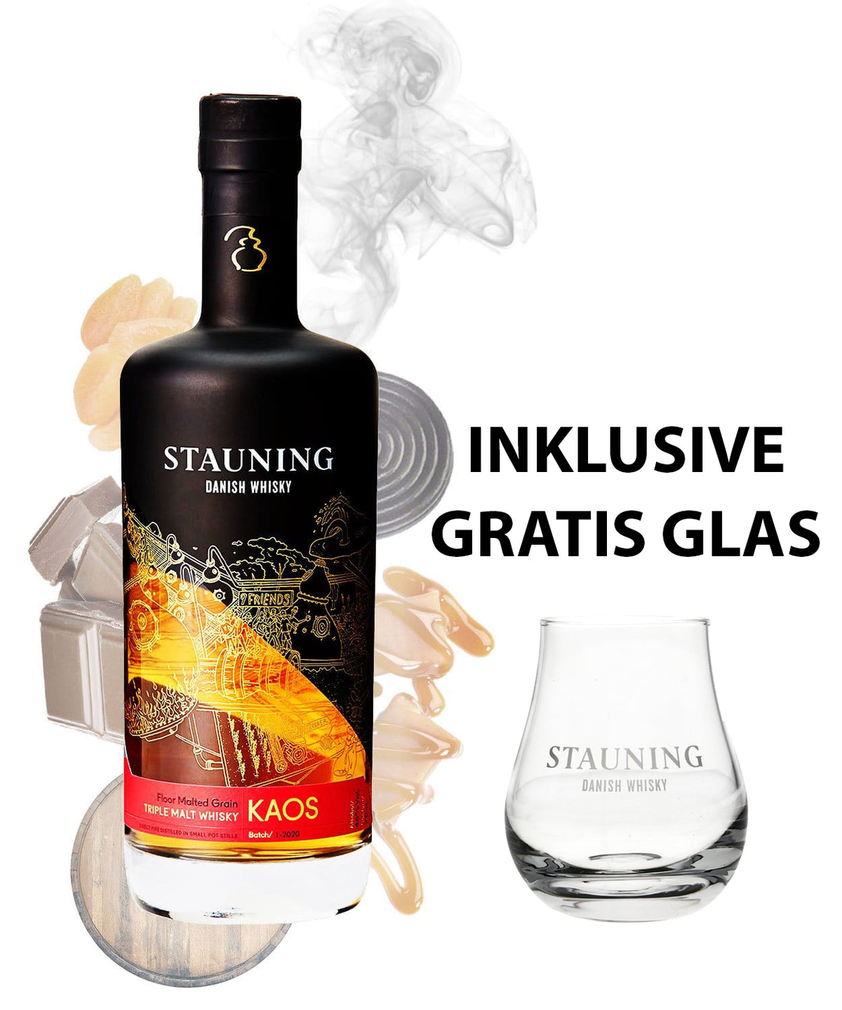 Stauning Kaos inkl. Glas
