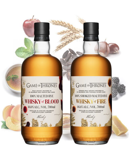 Kyrö Whisky of Fire & Blood Bundle - Game of Thrones