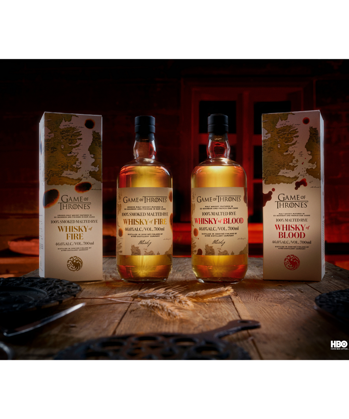 Kyrö Whisky of Fire & Blood Bundle - Game of Thrones
