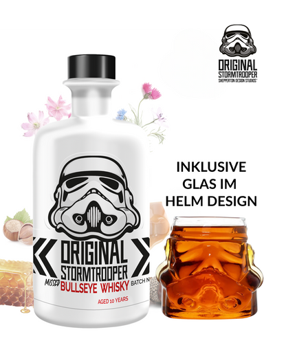 Original Stormtrooper Missed Bullseye Whisky mit Helm-Glas