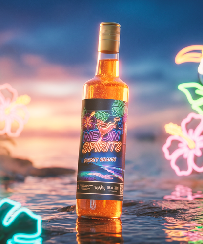Neon Spirits Sunset Orange