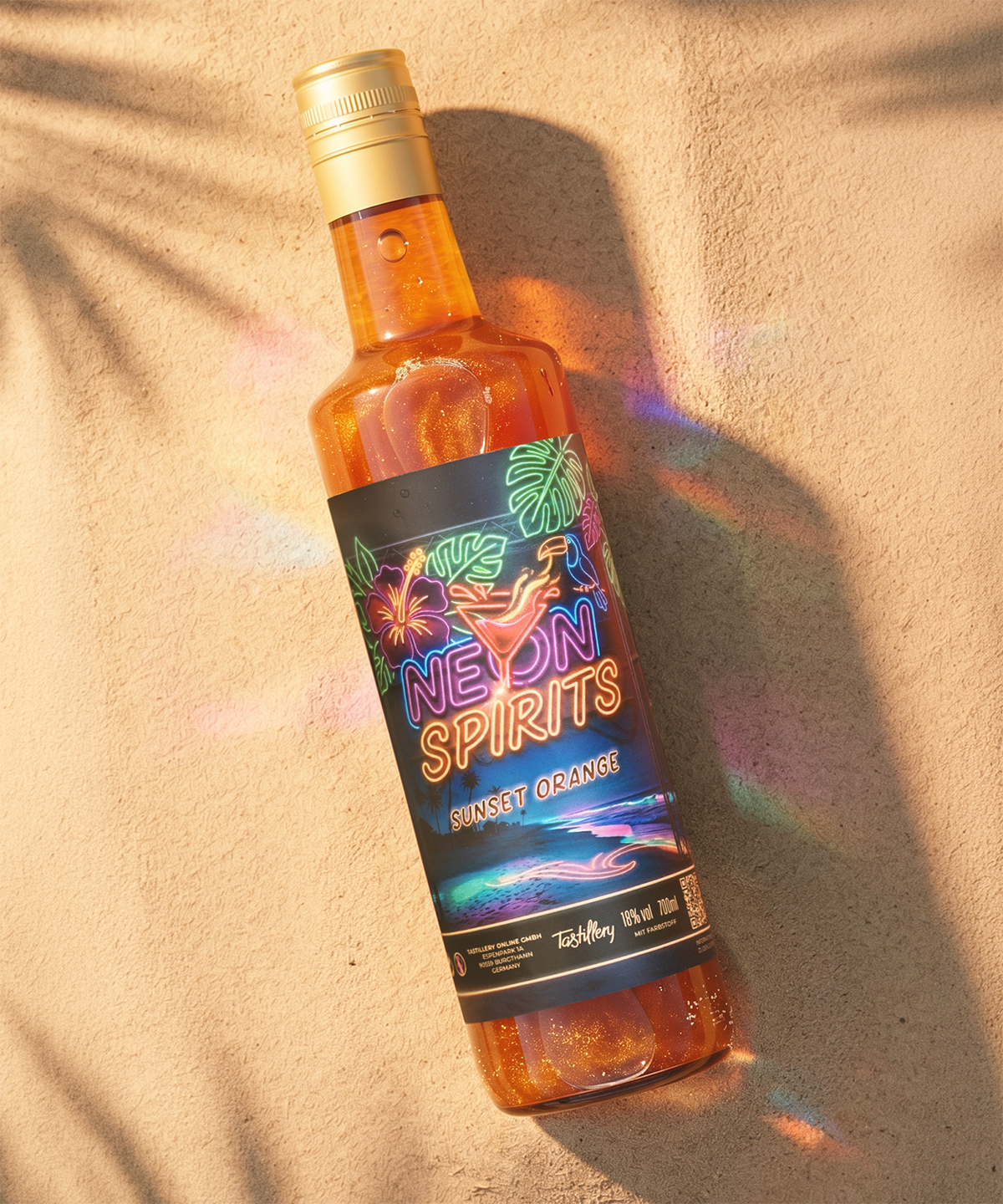 Neon Spirits Sunset Orange