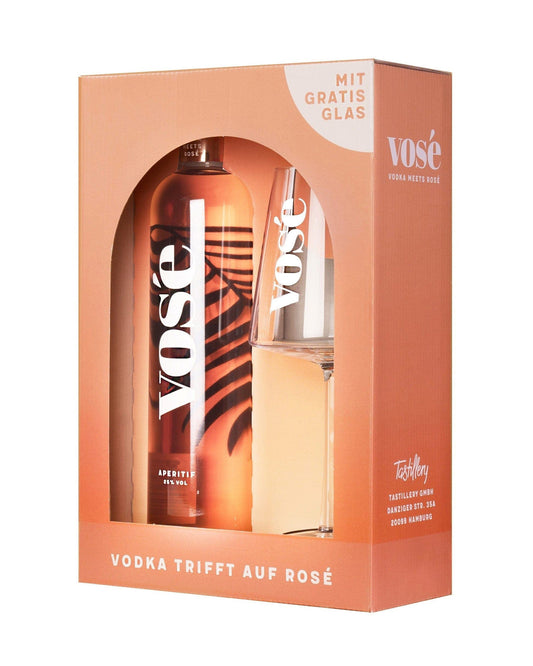 vosé mit Glas