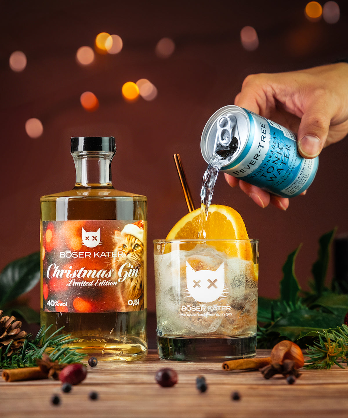 Böser Kater Christmas Gin