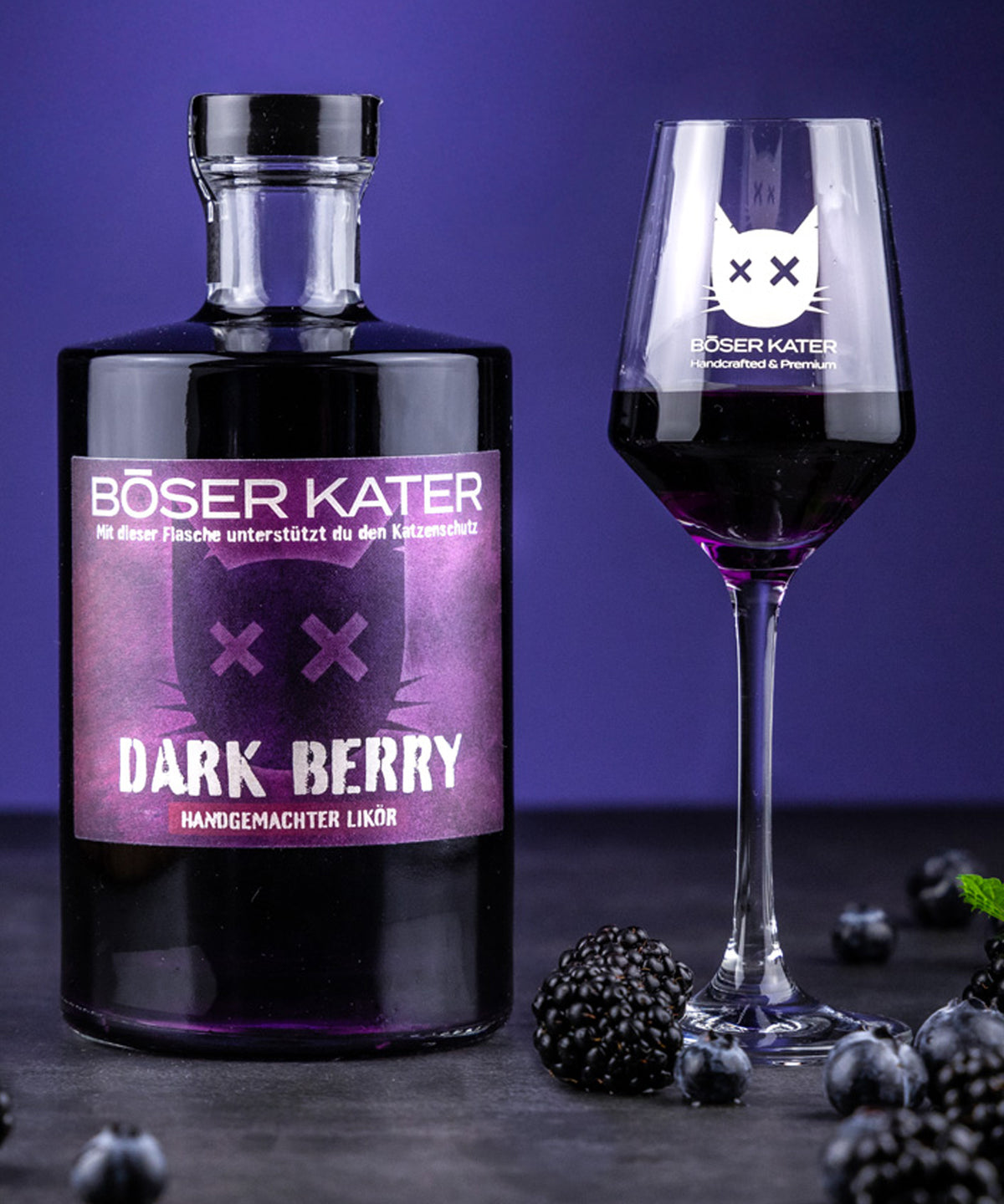 Böser Kater Dark Berry Likör