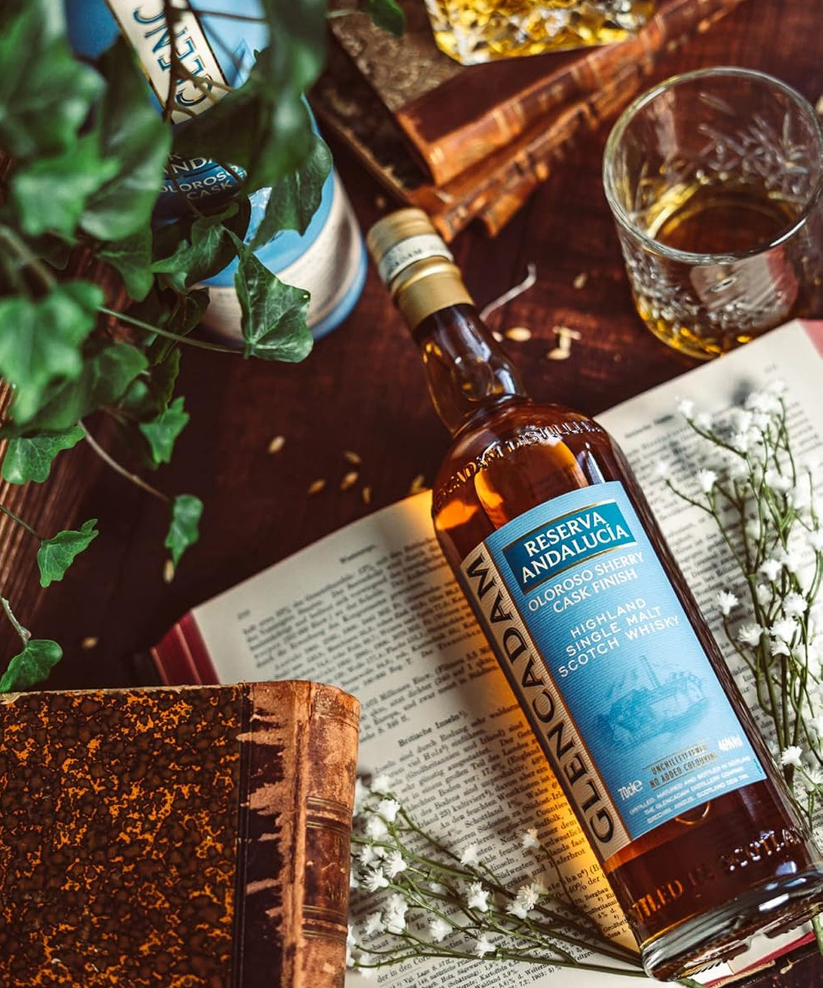 Glencadam Reserva Oloroso Sherry inkl. 2cl Compass The Peat Monster Minature