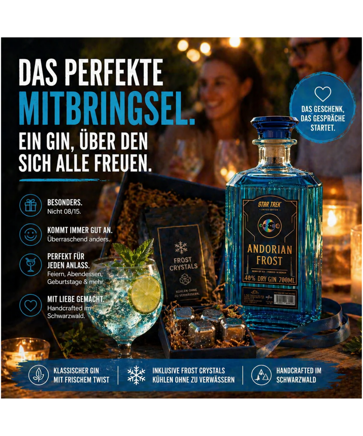 Star Trek Andorian Frost Gin