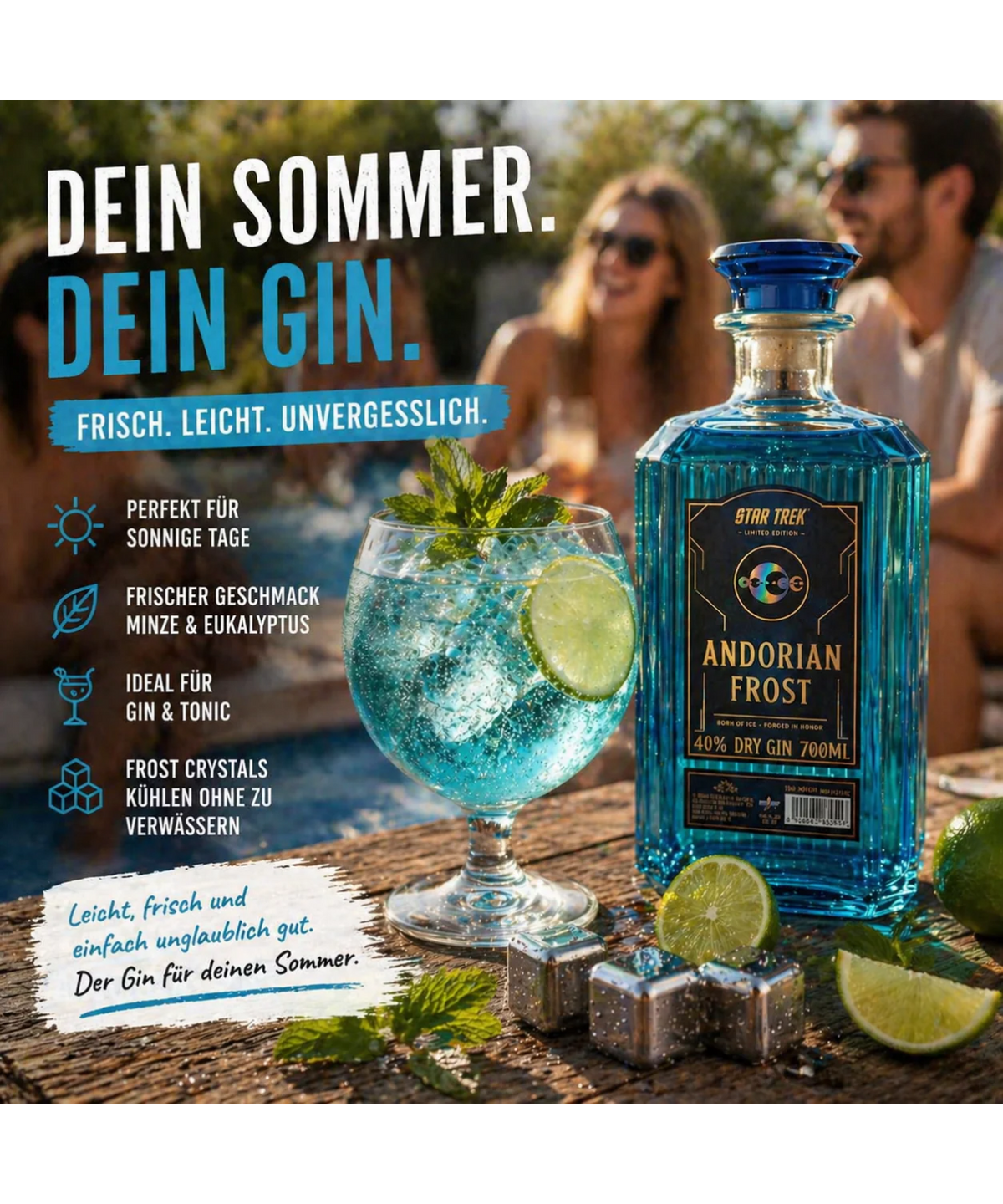 Star Trek Andorian Frost Gin
