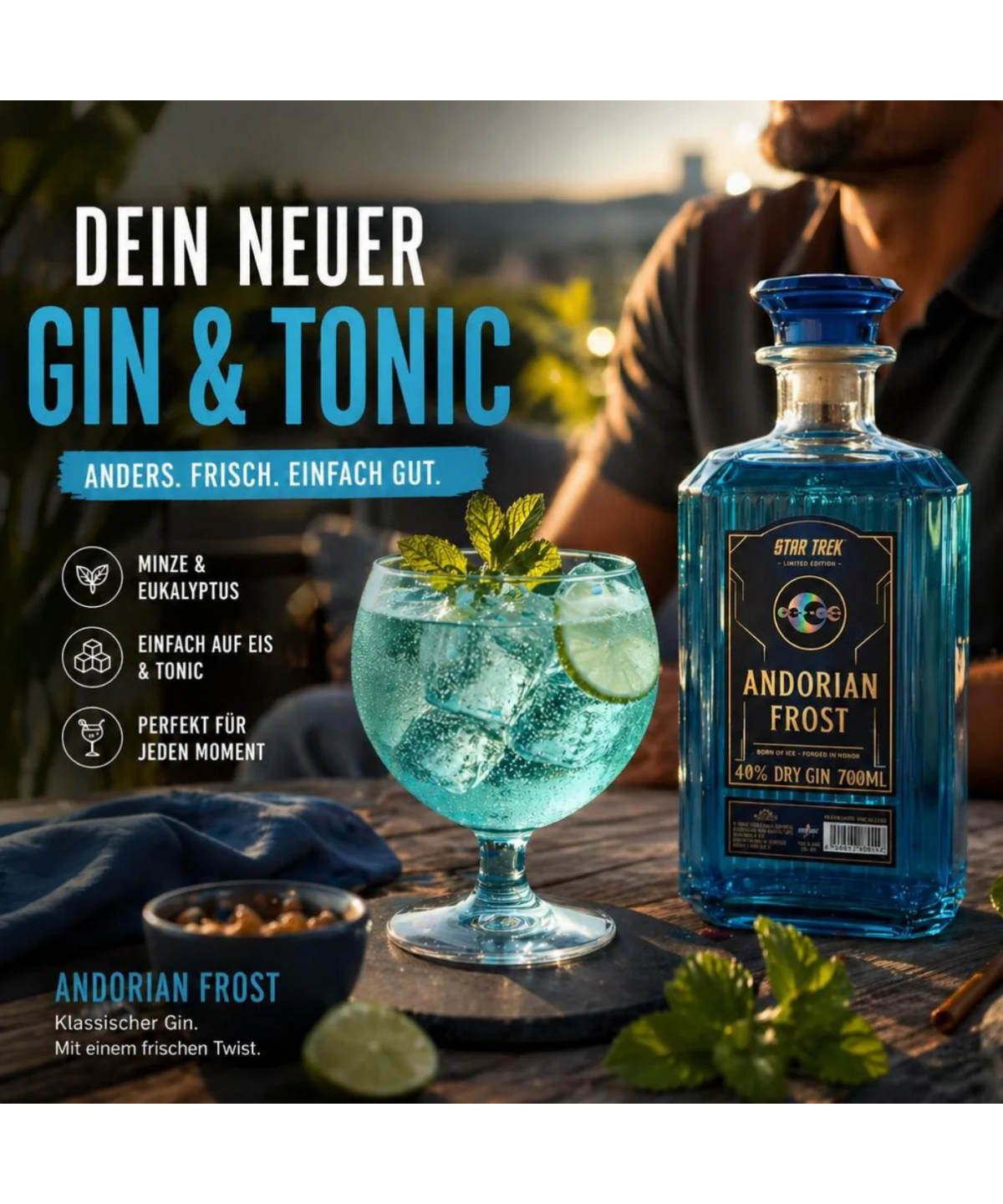 Star Trek Andorian Frost Gin