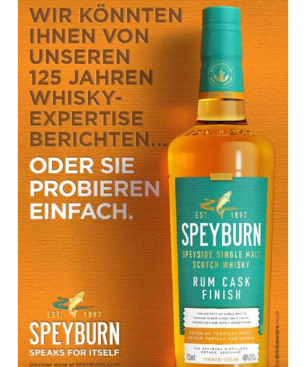 Speyburn Rum Cask