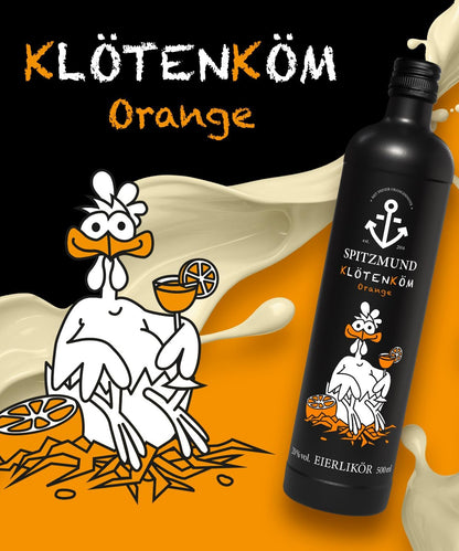 Spitzmund Klötenköm Orange Inklusive Shotglas