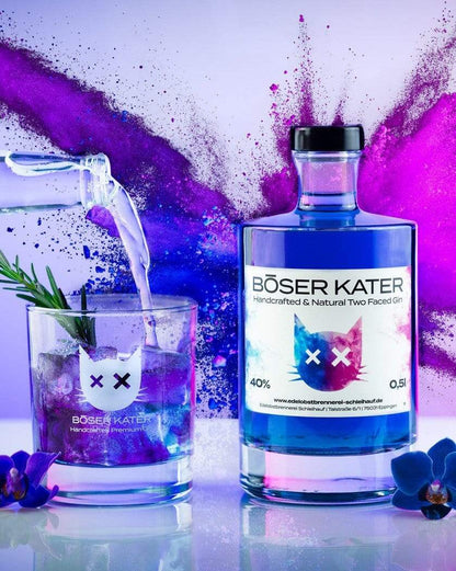 Böser Kater Two Faced inklusive Glas