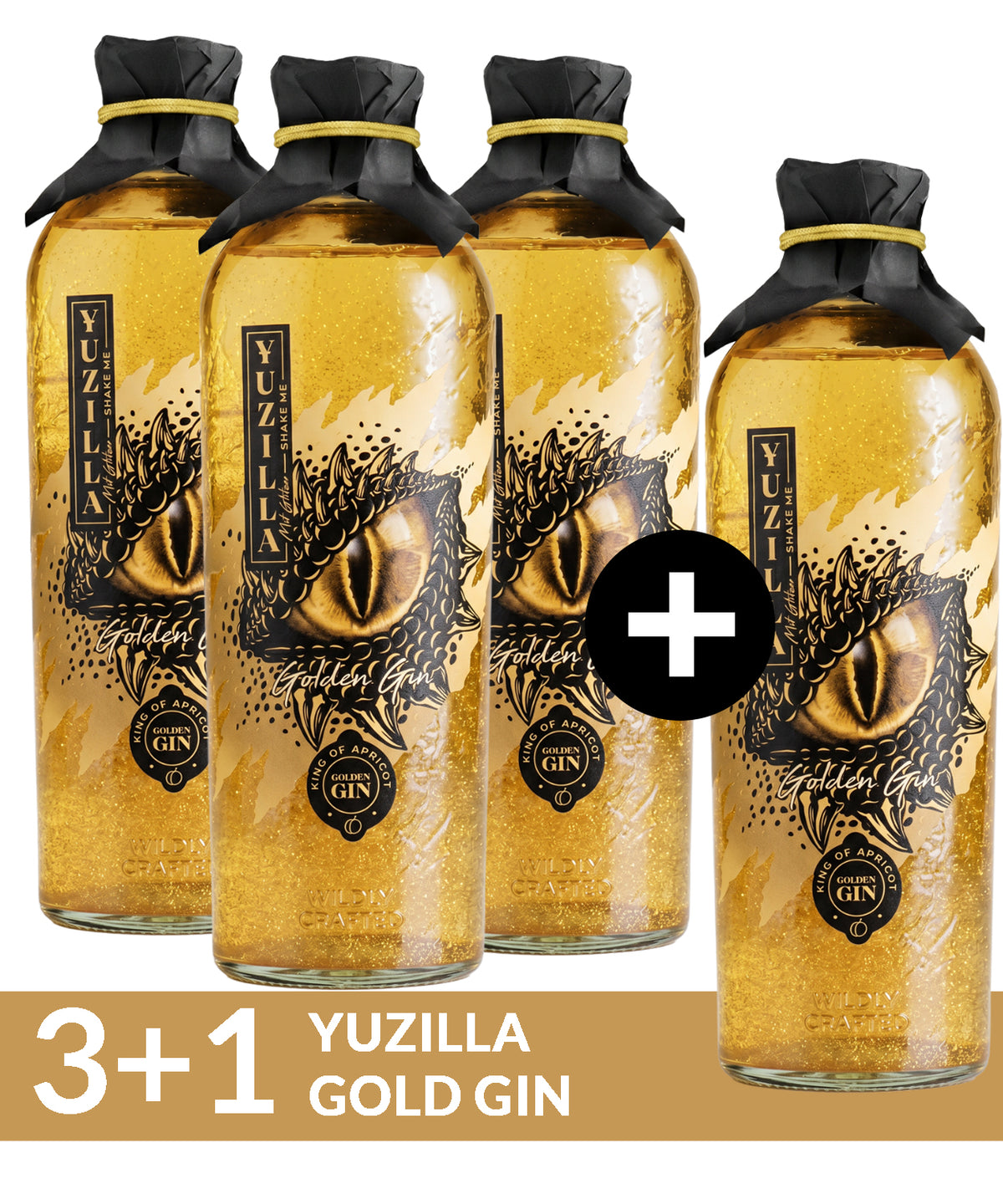 YUZILLA Gold Gin 3+1 Bundle
