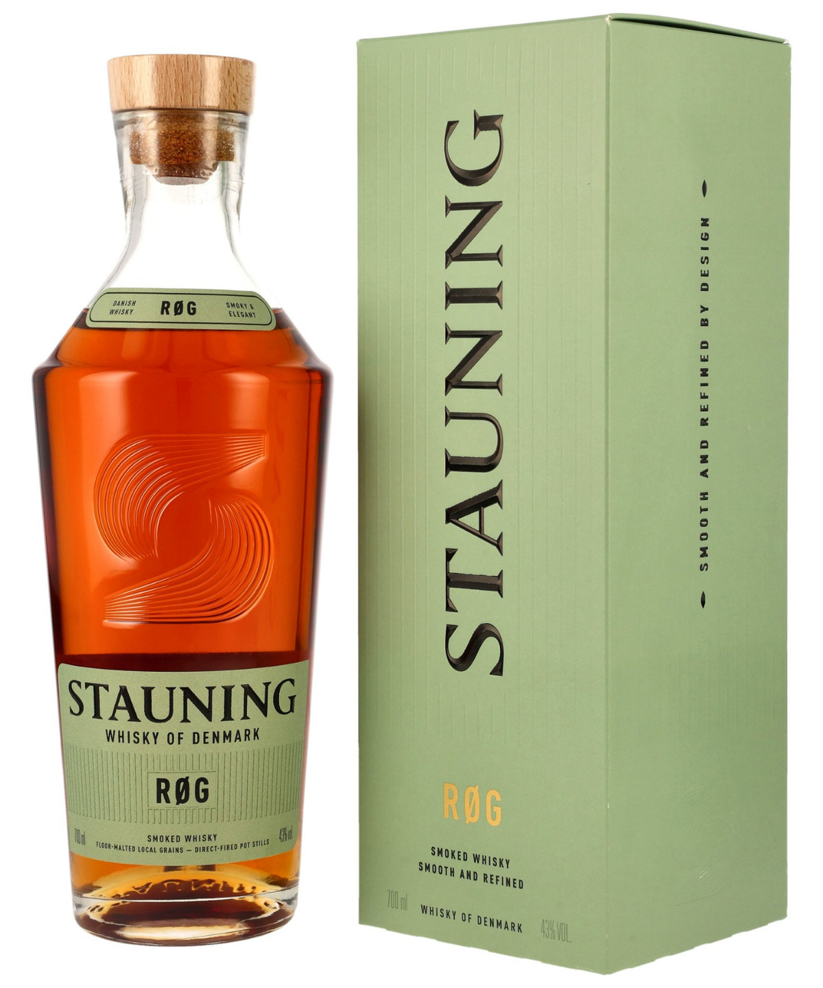 Stauning RØG Rög Smoked Double Malt Danish Whisky
